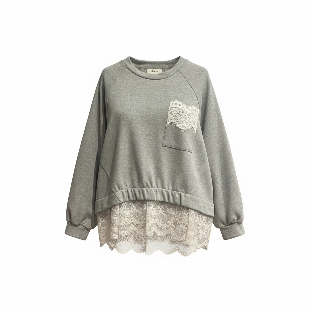 DIXIE - FELPA PIZZO