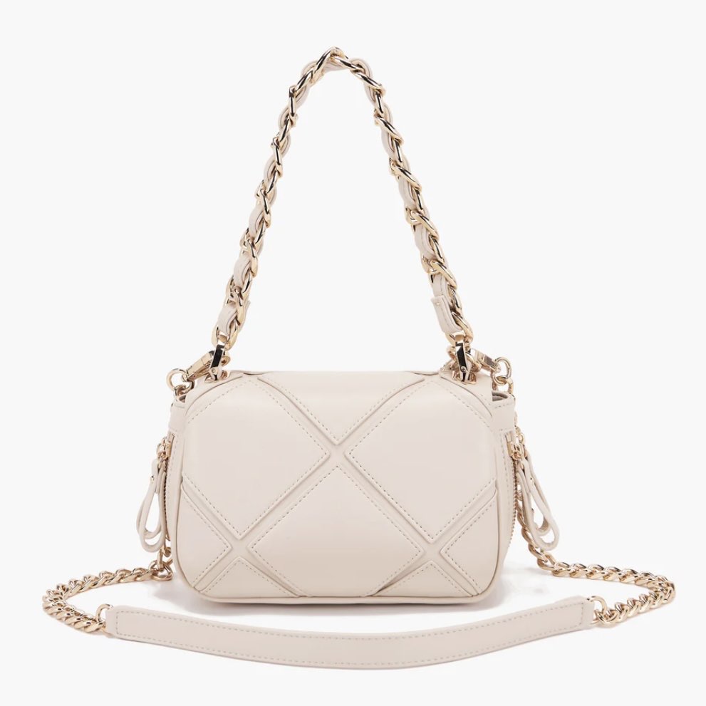 LA CARRIE - ISABEL SMALL SHOULDER BAG AVORIO