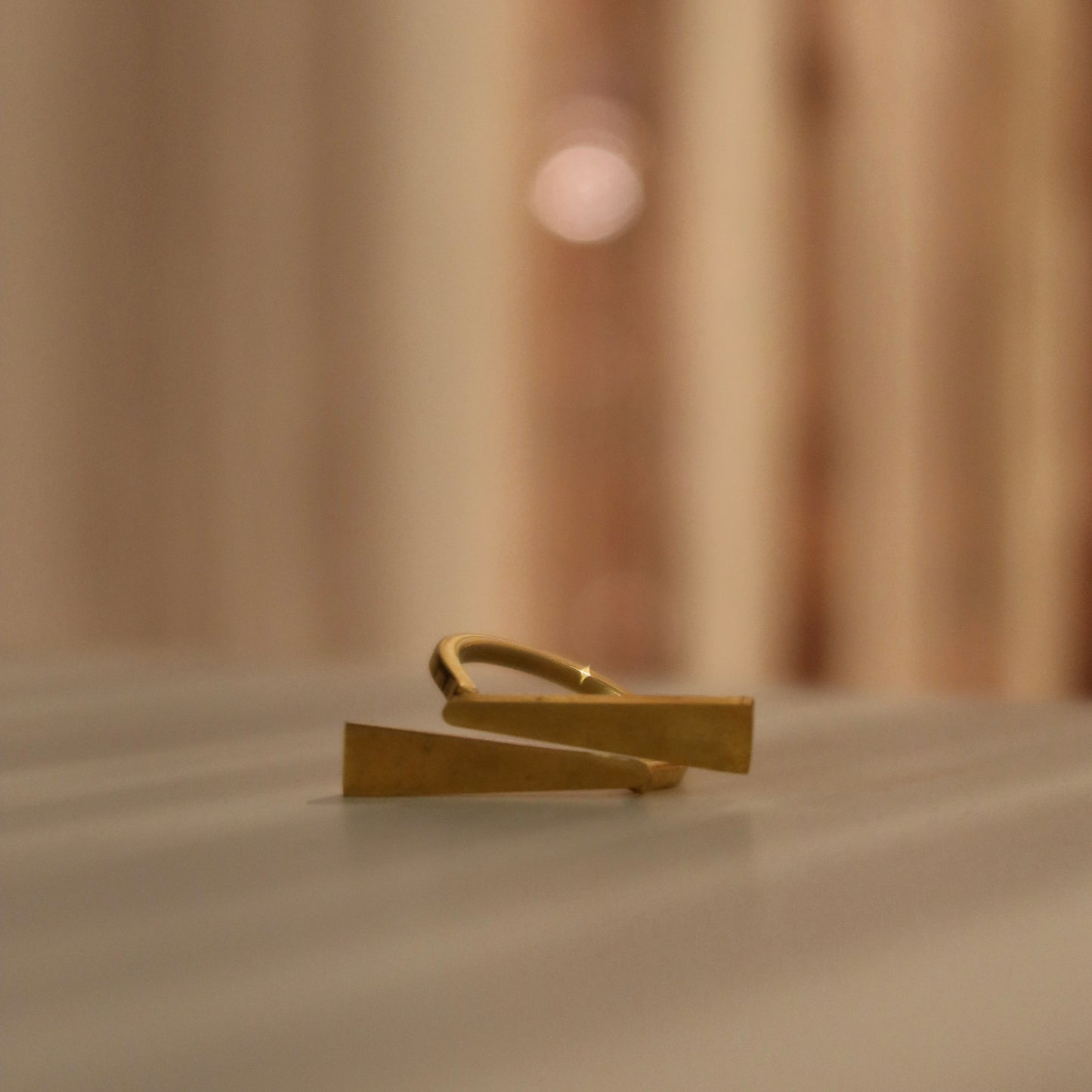 Anello punte acciaio dorato