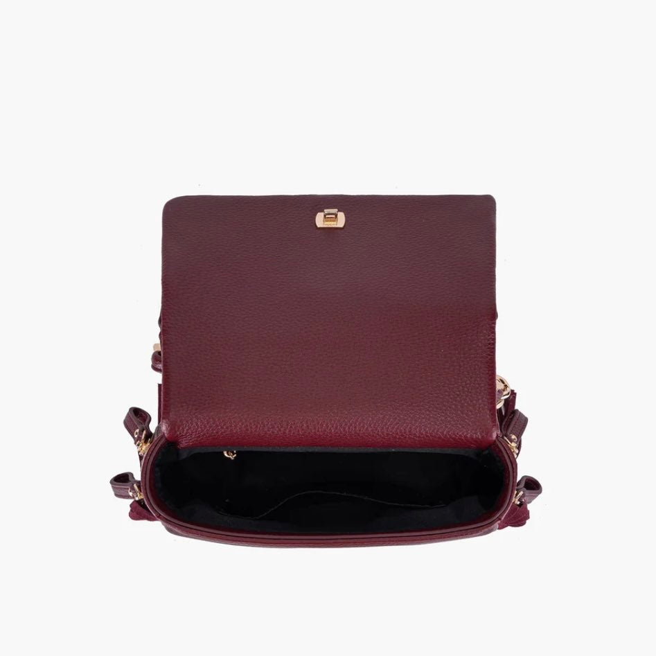 ISABEL SMALL SHOULDER BAG CON FRANGE