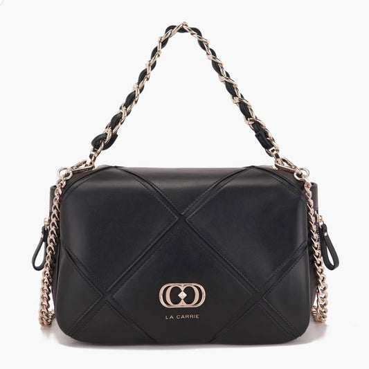 LA CARRIE - ISABEL BIG SHOULDER BAG NERA