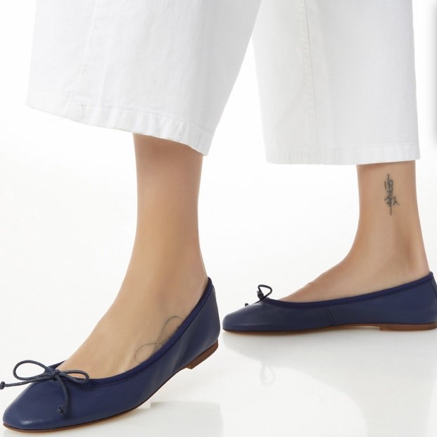 OVYE' - BALLERINE IN PELLE BLU