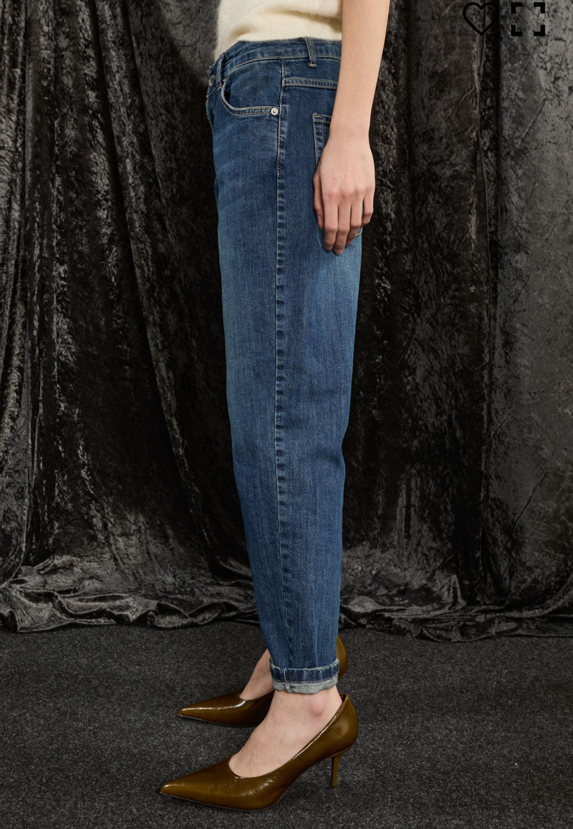 SOUVENIR PRIVE' - DENIM BOYFRIEND BLU MEDIO