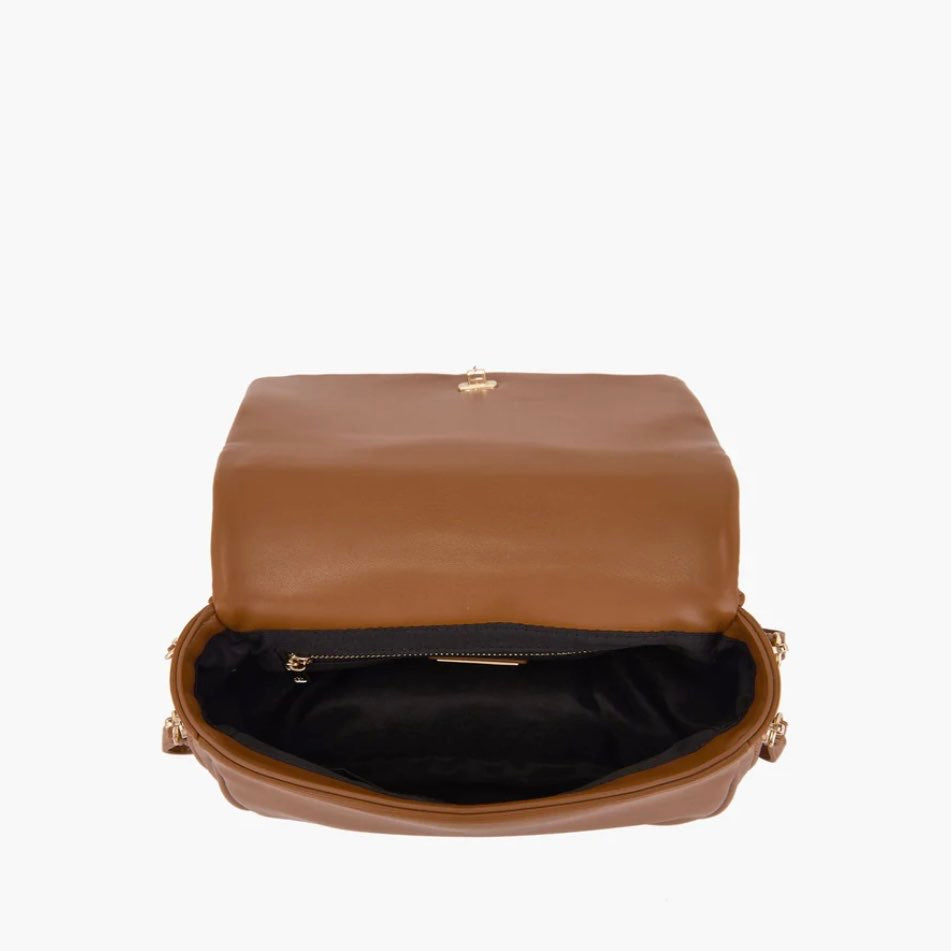 LA CARRIE - ISABEL SMALL SHOULDER BAG CUOIO