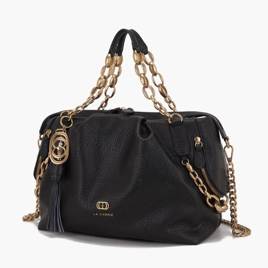 LA CARRIE - SCREAMING SHOPPER BAG NERA