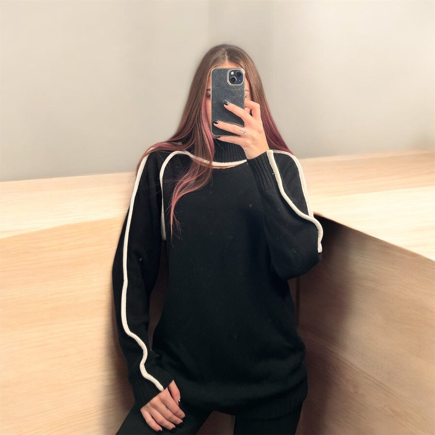 SIMONA CORSELLINI - MAGLIA BICOLORE