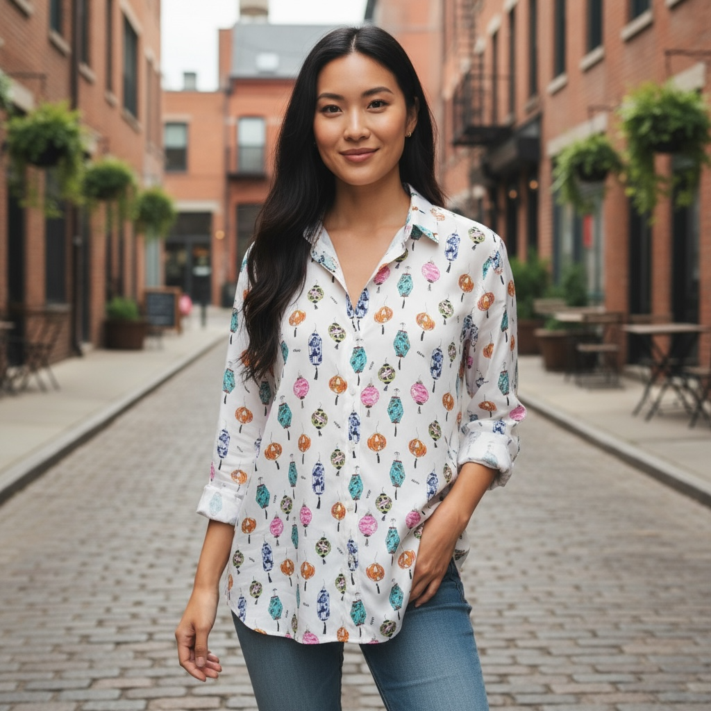DIXIE - CAMICIA MONGOLFIERE