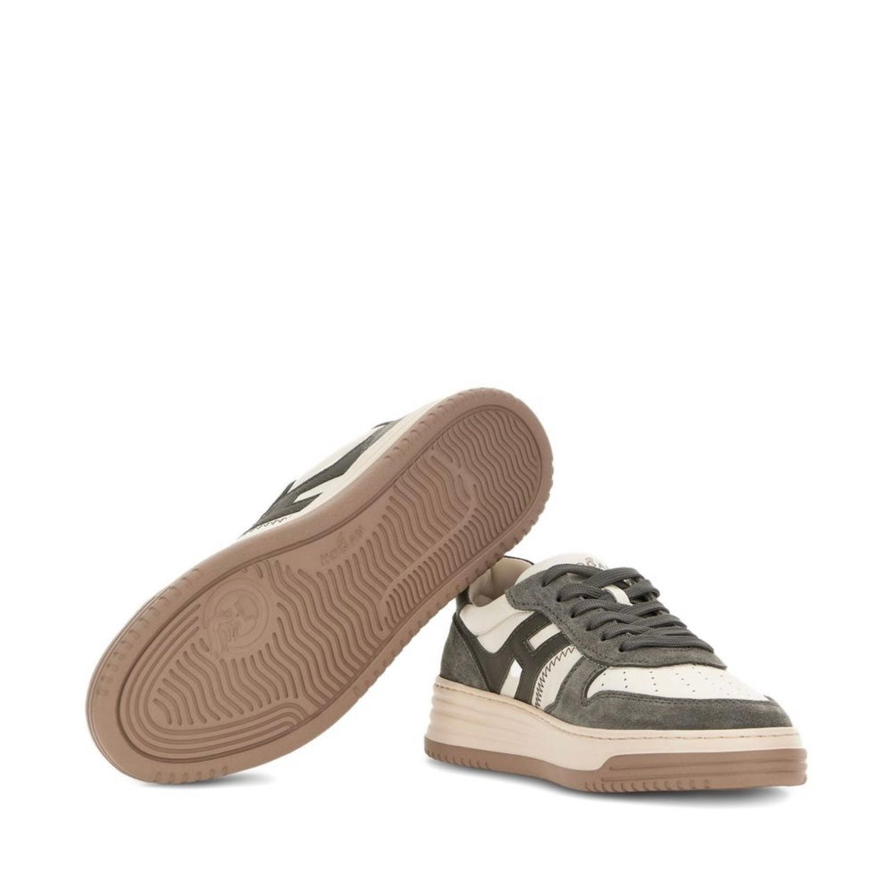 HOGAN - SNEAKERS H630 BIANCO/GRIGIO