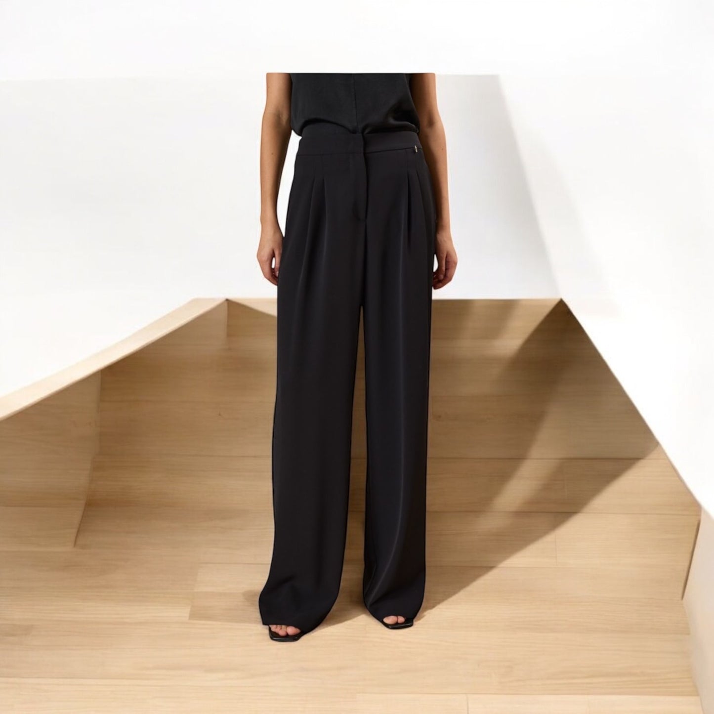 SOUVENIR PRIVE' - PANTALONE PALAZZO FLUIDO