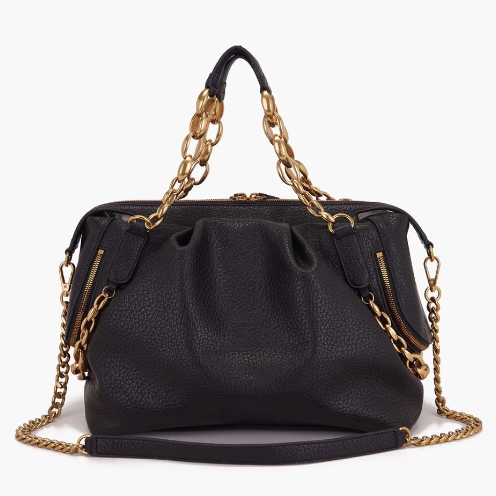 LA CARRIE - SCREAMING SHOPPER BAG NERA