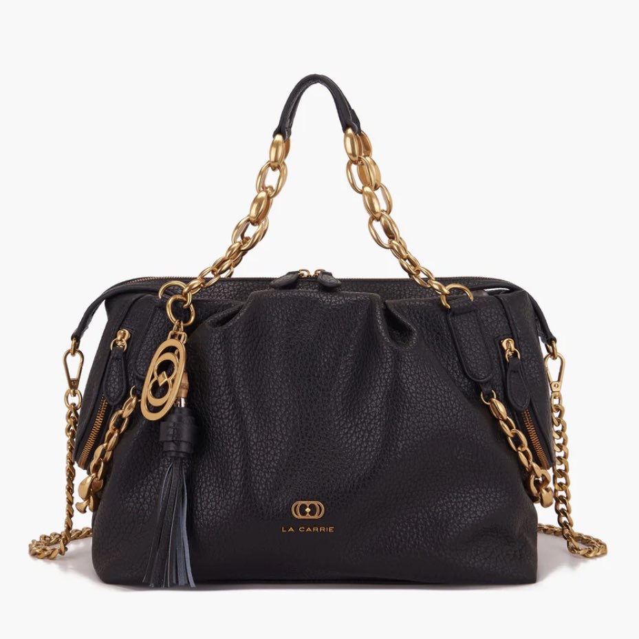 LA CARRIE - SCREAMING SHOPPER BAG NERA