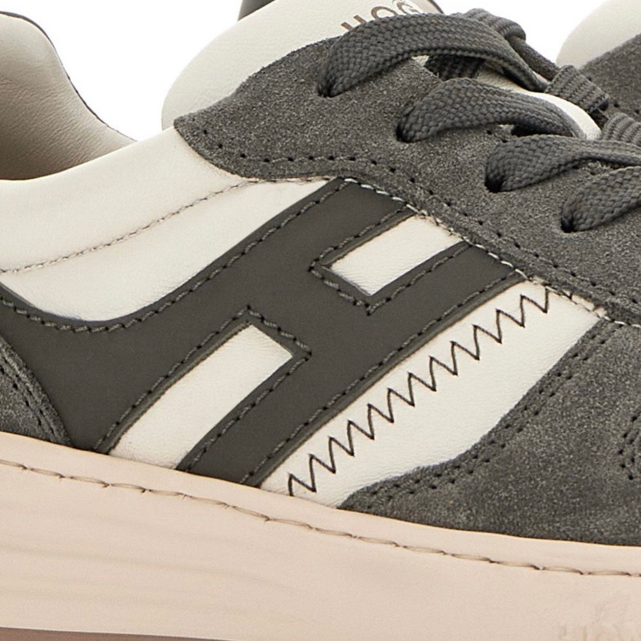 HOGAN - SNEAKERS H630 BIANCO/GRIGIO