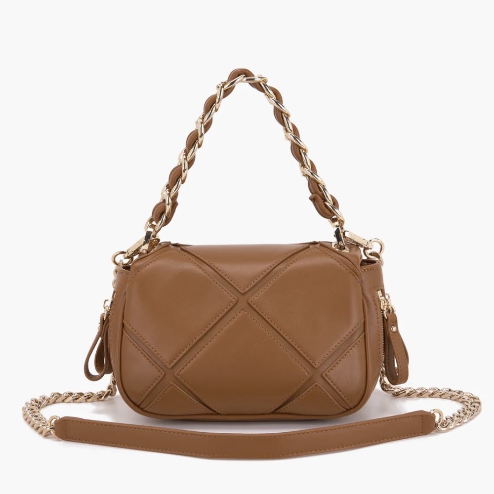 LA CARRIE - ISABEL SMALL SHOULDER BAG CUOIO