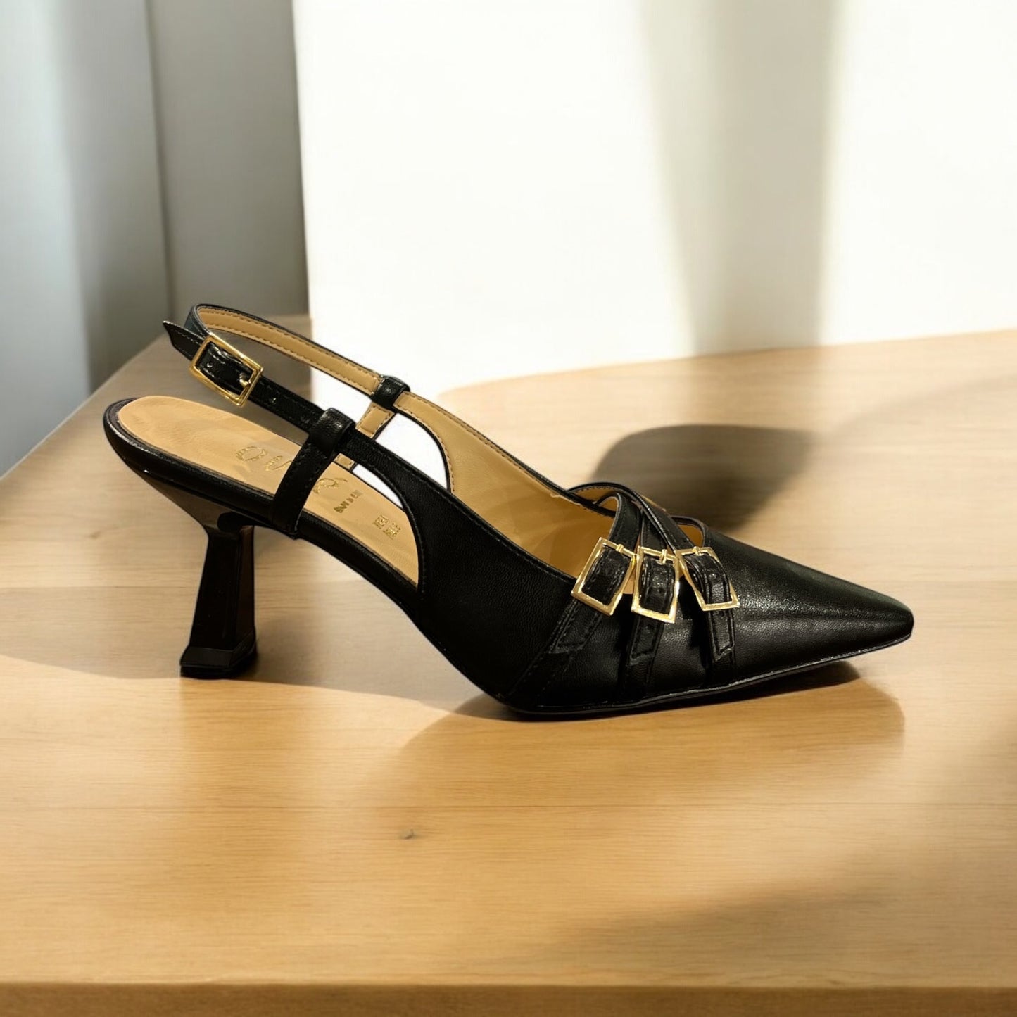 OVYE' - SLINGBACK NERO
