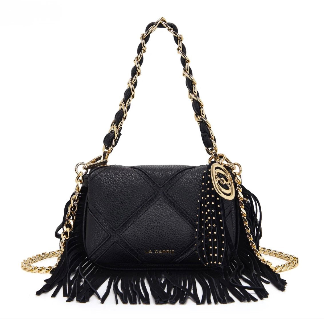 ISABEL SMALL SHOULDER BAG CON FRANGE