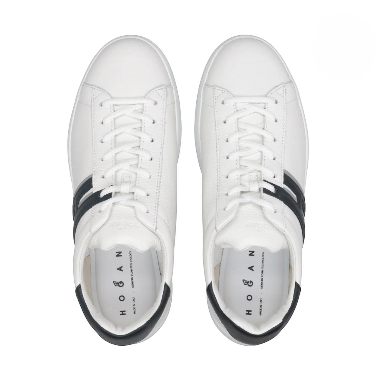 HOGAN - H580 PELLE BIANCO/NERO