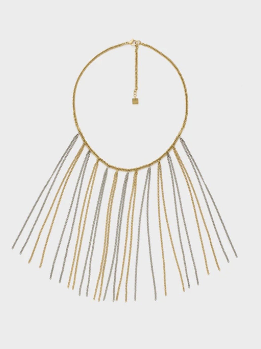 NALI' - COLLANA GIROCOLLO CON FRANGE