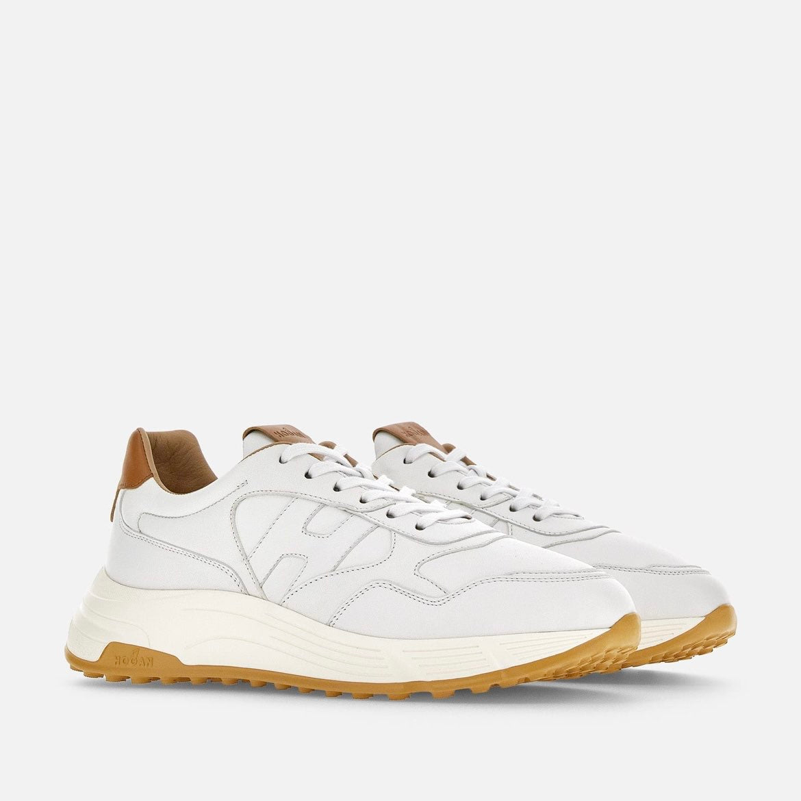 HOGAN - SNEAKER HYPERLIGHT UOMO BIANCA CUOIO