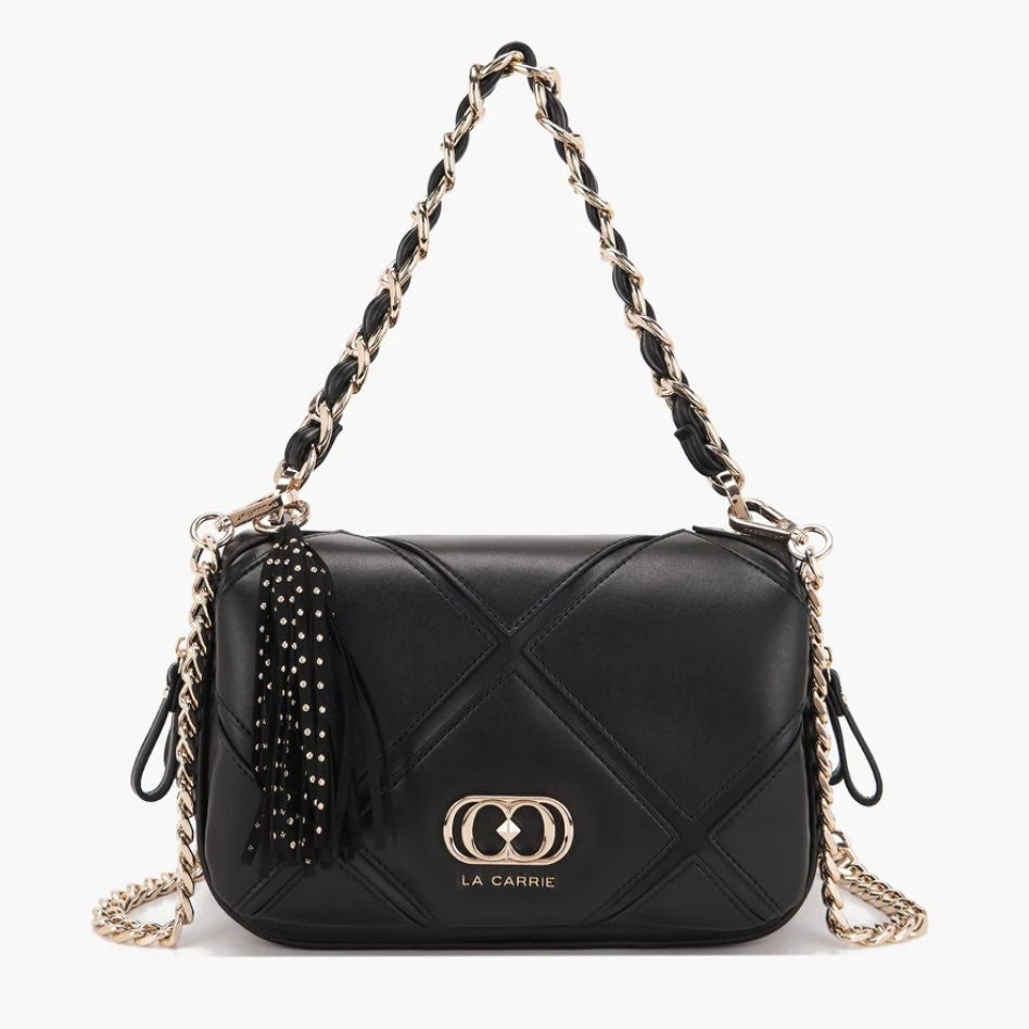 LA CARRIE - ISABEL MED. SHOULDER BAG NERA