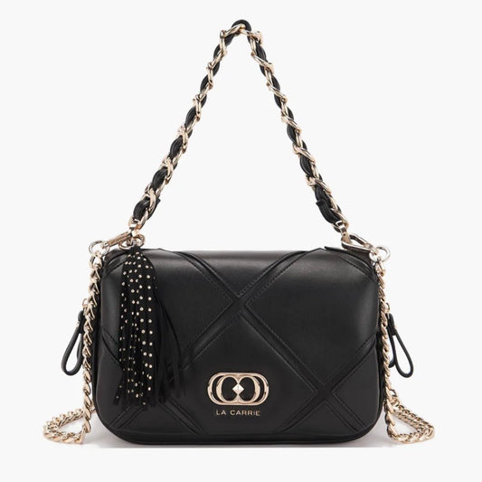 LA CARRIE - ISABEL MED. SHOULDER BAG NERA