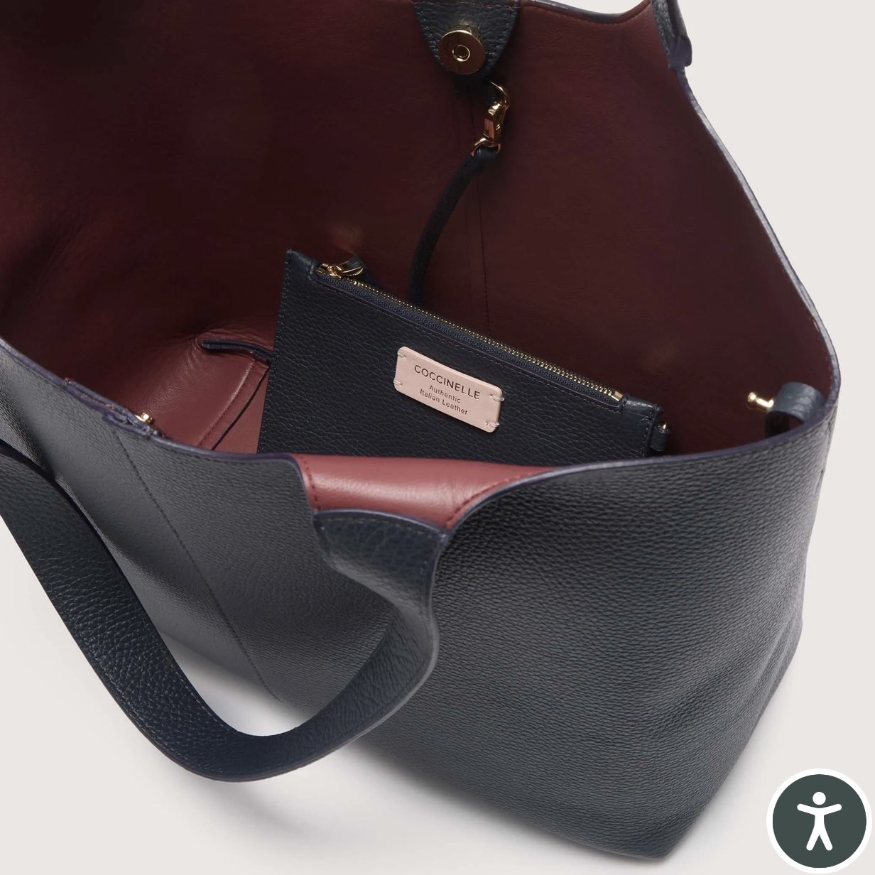 COCCINELLE - C-EASY 1101 MIDNIGHT BLUE