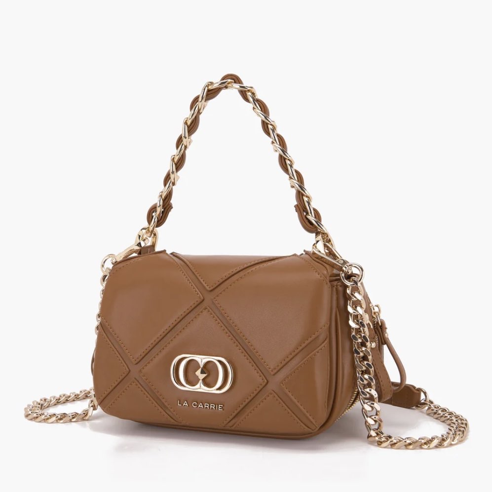 LA CARRIE - ISABEL SMALL SHOULDER BAG CUOIO