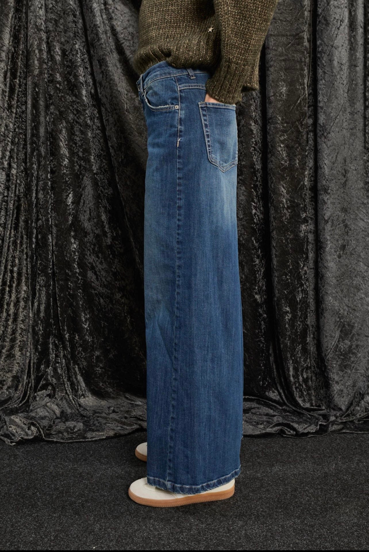 SOUVENIR PRIVE' - DENIM GAMBA LARGA