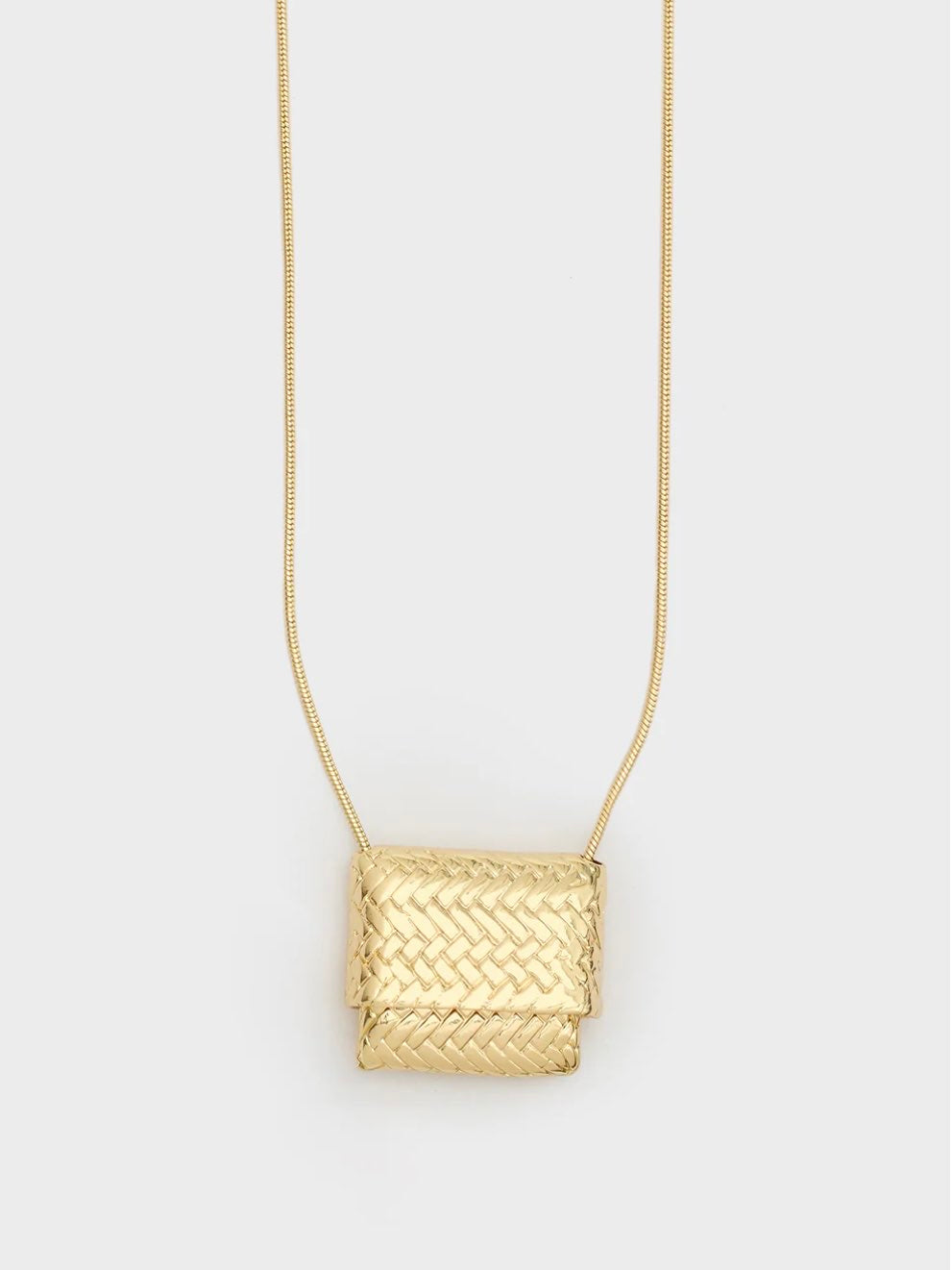 COLLANA MINI POUCH INTARSIATA