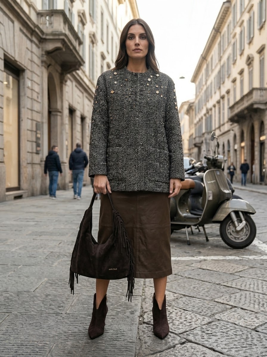 DIXIE - LONGUETTE ECOPELLE MORO