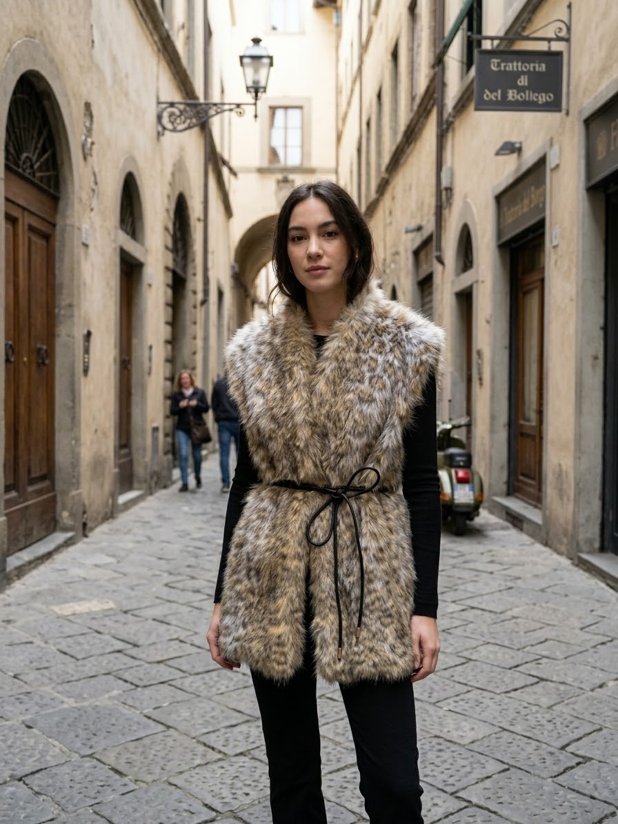 ANONYME - GILET ECO MACULATO