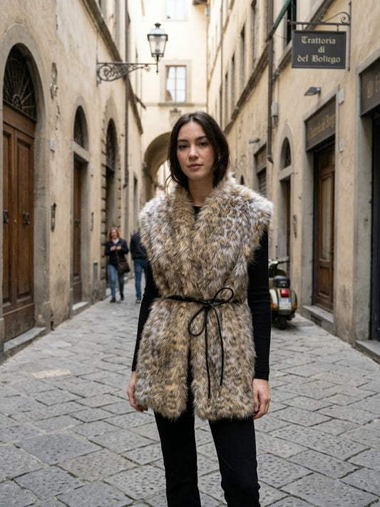 ANONYME - GILET ECO MACULATO