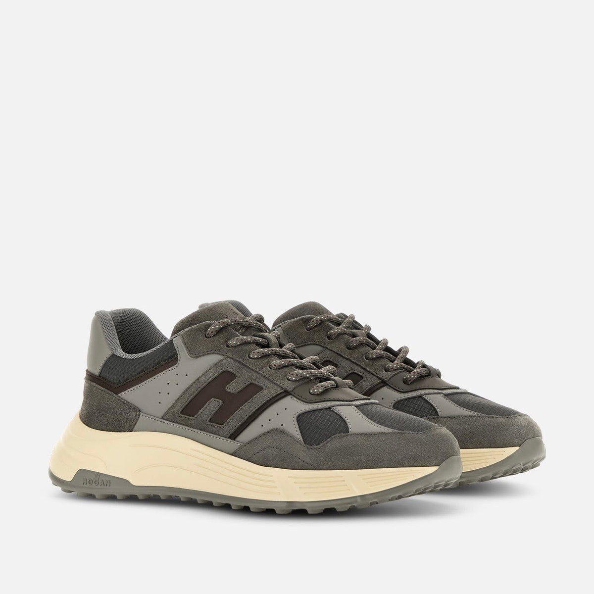 HOGAN - SNEAKERS HYPERLIGHT GRIGIO/MORO NEW