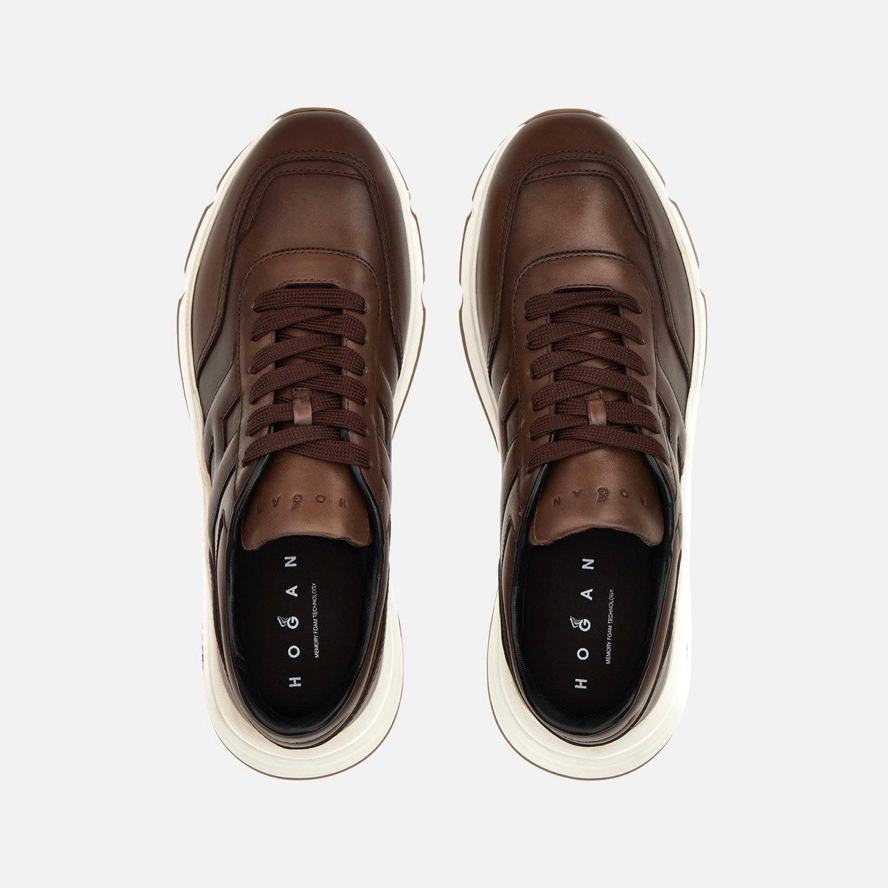 HOGAN - HYPERLIGHT PELLE MARRONE