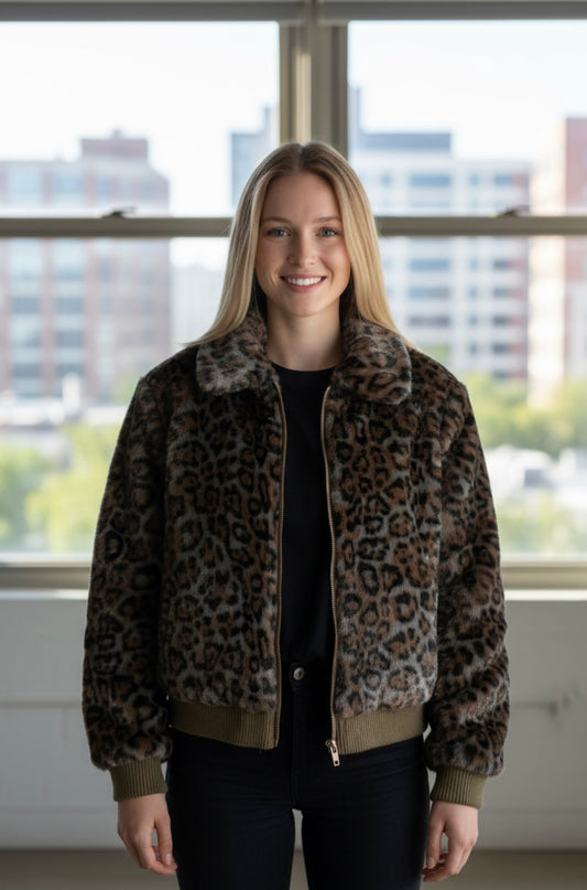 ANONYME - BOMBER ECOFUR MACULATO