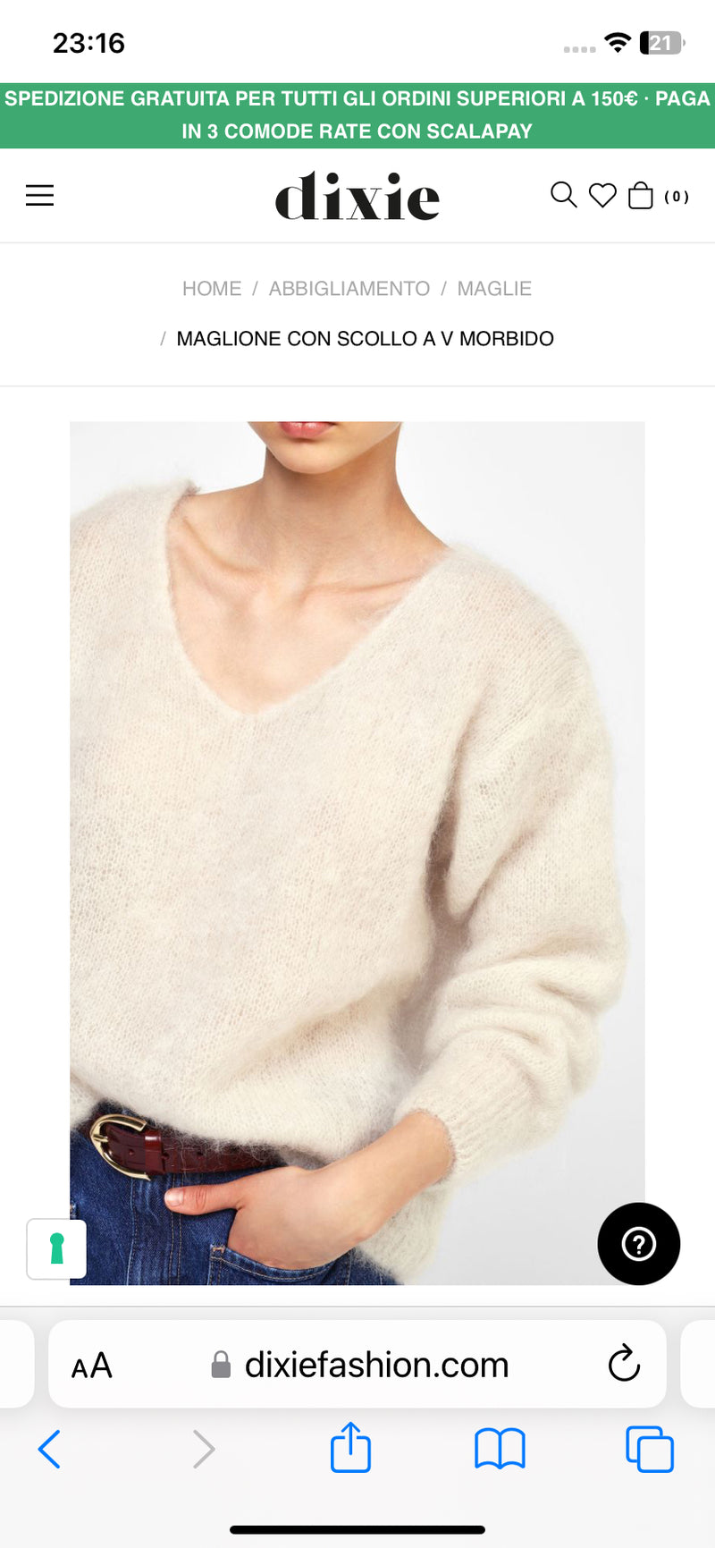 DIXIE - MAGLIA KID MOHAIR