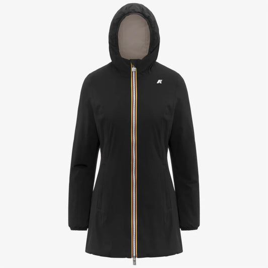 KWAY - DENISE ST WARM DOUBLE NERO/BEIGE