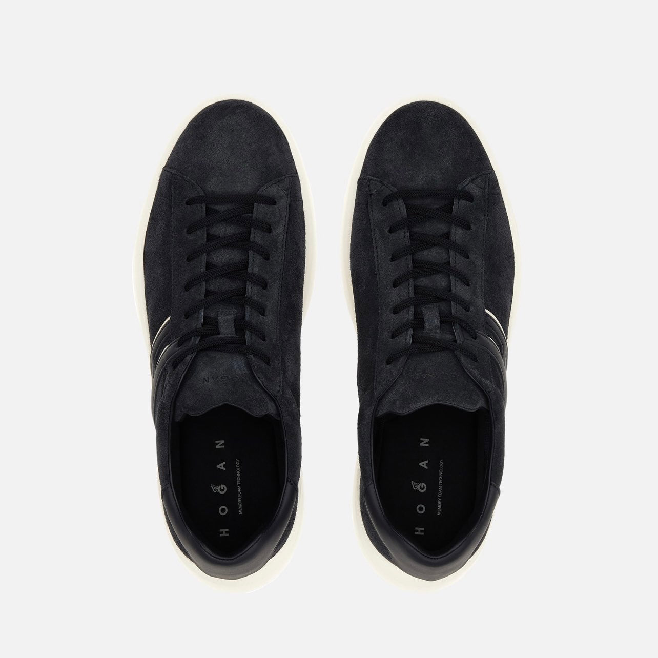HOGAN - H580 SNEAKER UOMO CAMOSCIO BLU