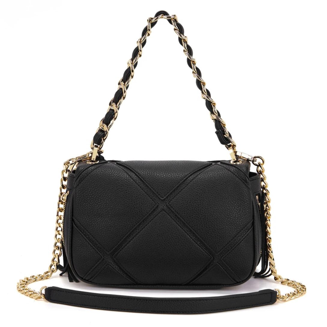 ISABEL MEDIUM SHOULDER BAG CON FRANGE
