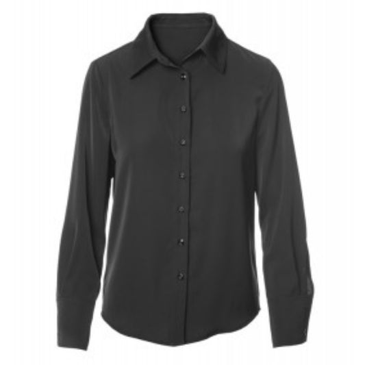 ANONYME - CAMICIA VISCOSA NERA
