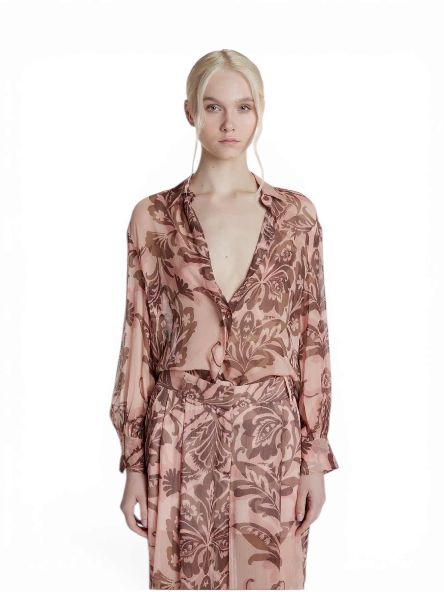 SIMONA CORSELLINI - CAMICIA FANTASIA FIORI