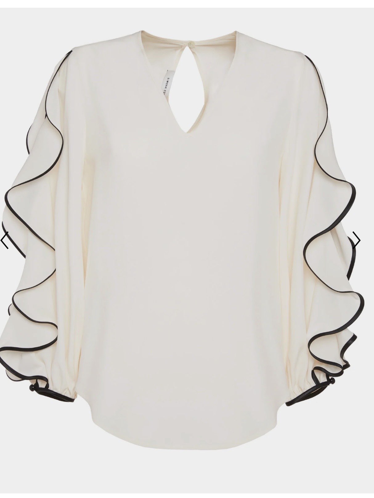 SIMONA CORSELLINI - CAMICIA ROUCHES