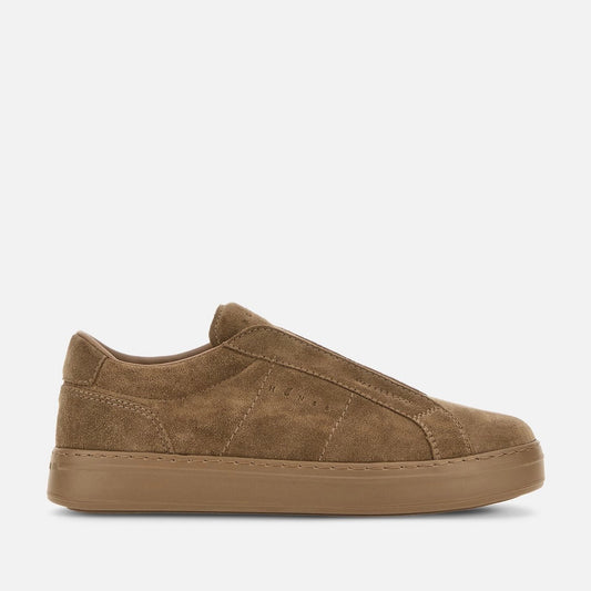 HOGAN - SLIP ON CAMOSCIO CUOIO