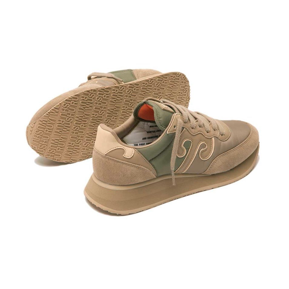 WUSHU - M608 DONNA BEIGE/VERDE