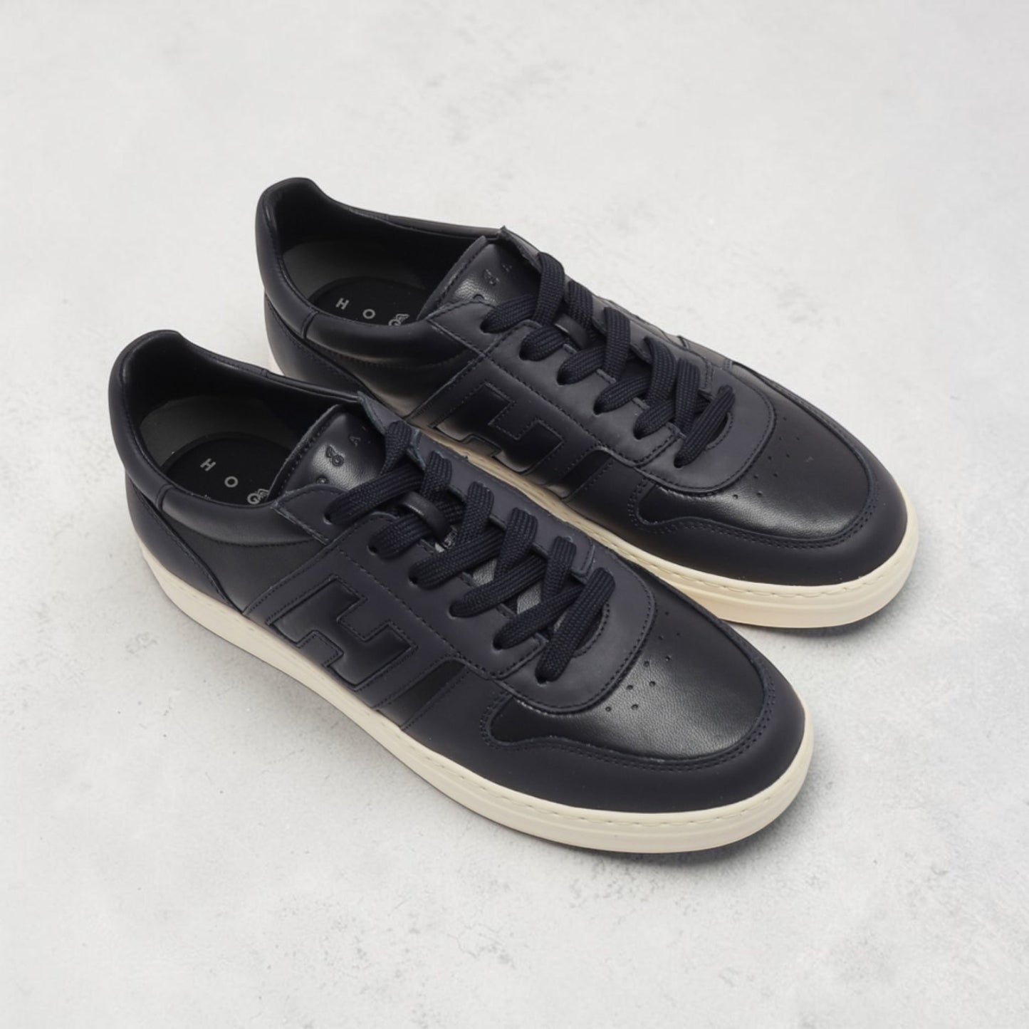 HOGAN - H668 SNEAKERS PELLE BLU