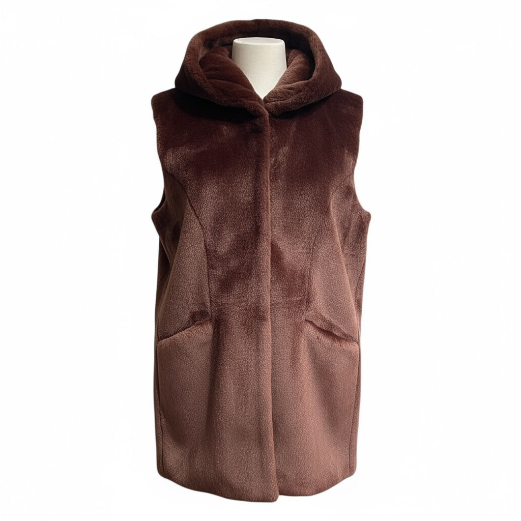 BETTA CORRADI - GILET ECOPELLICCIA