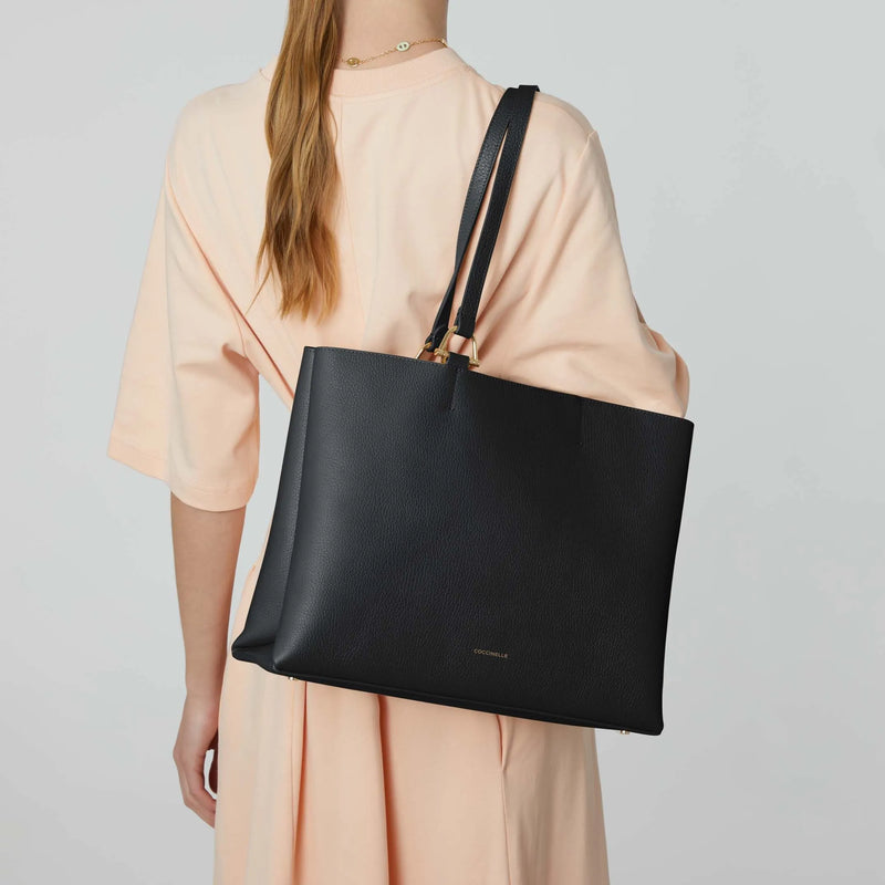 Coccinelle - HOP ON TOTE BAG NERO