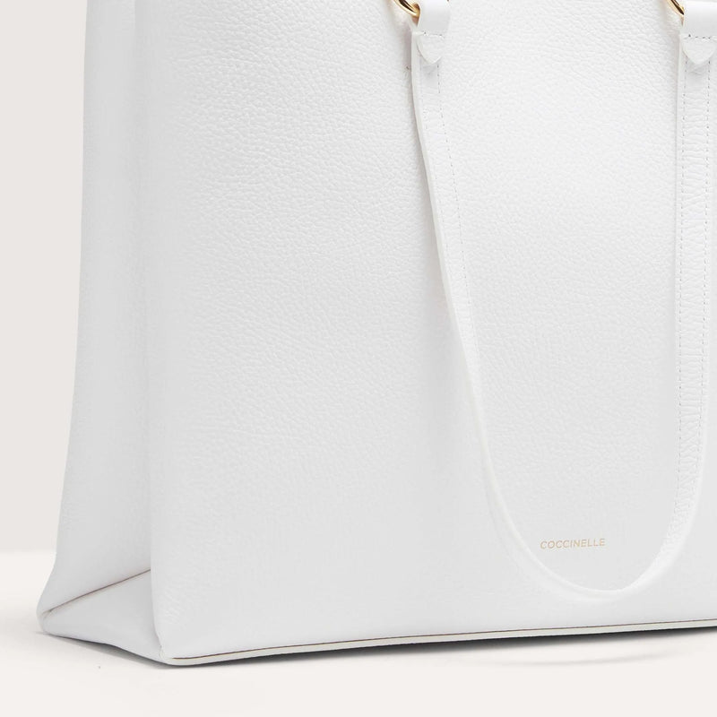 Coccinelle - HOP ON TOTE BAG BIANCO