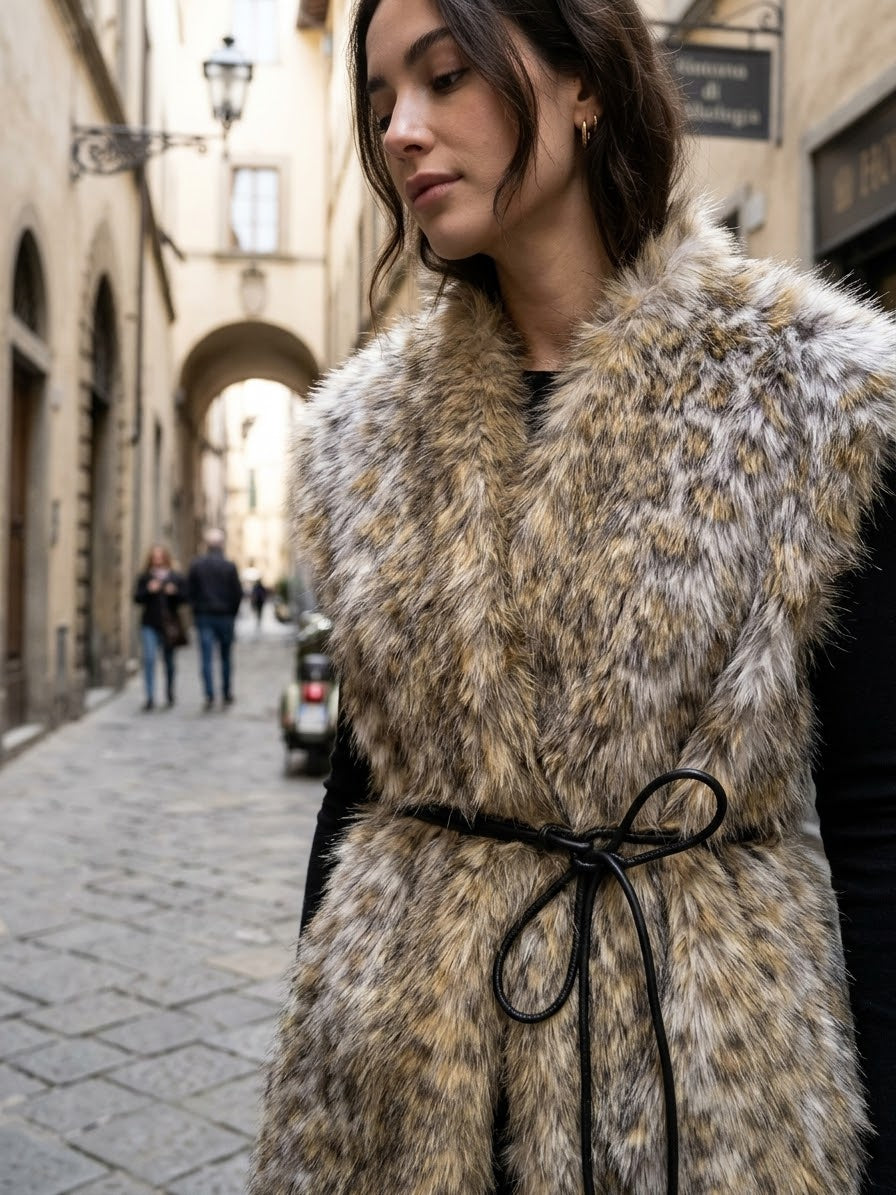 ANONYME - GILET ECO MACULATO