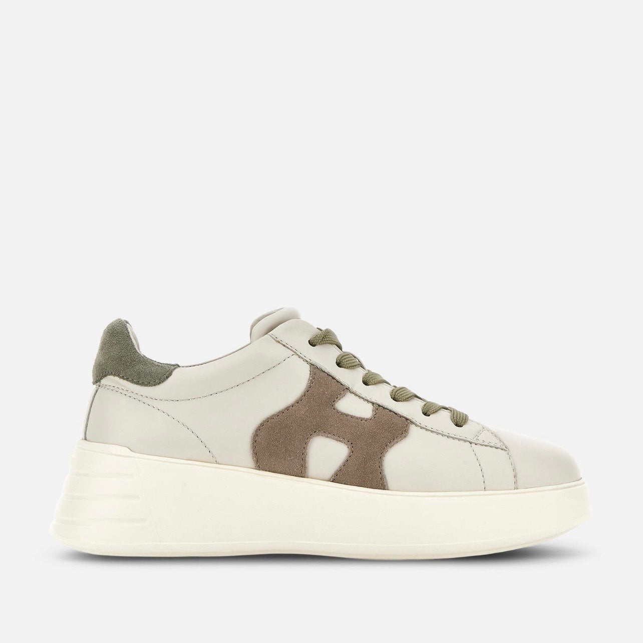 HOGAN - REBEL PELLE AVORIO/TORTORA