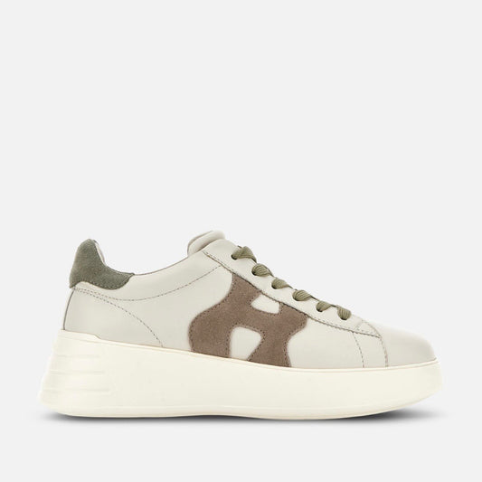 HOGAN - REBEL PELLE AVORIO/TORTORA
